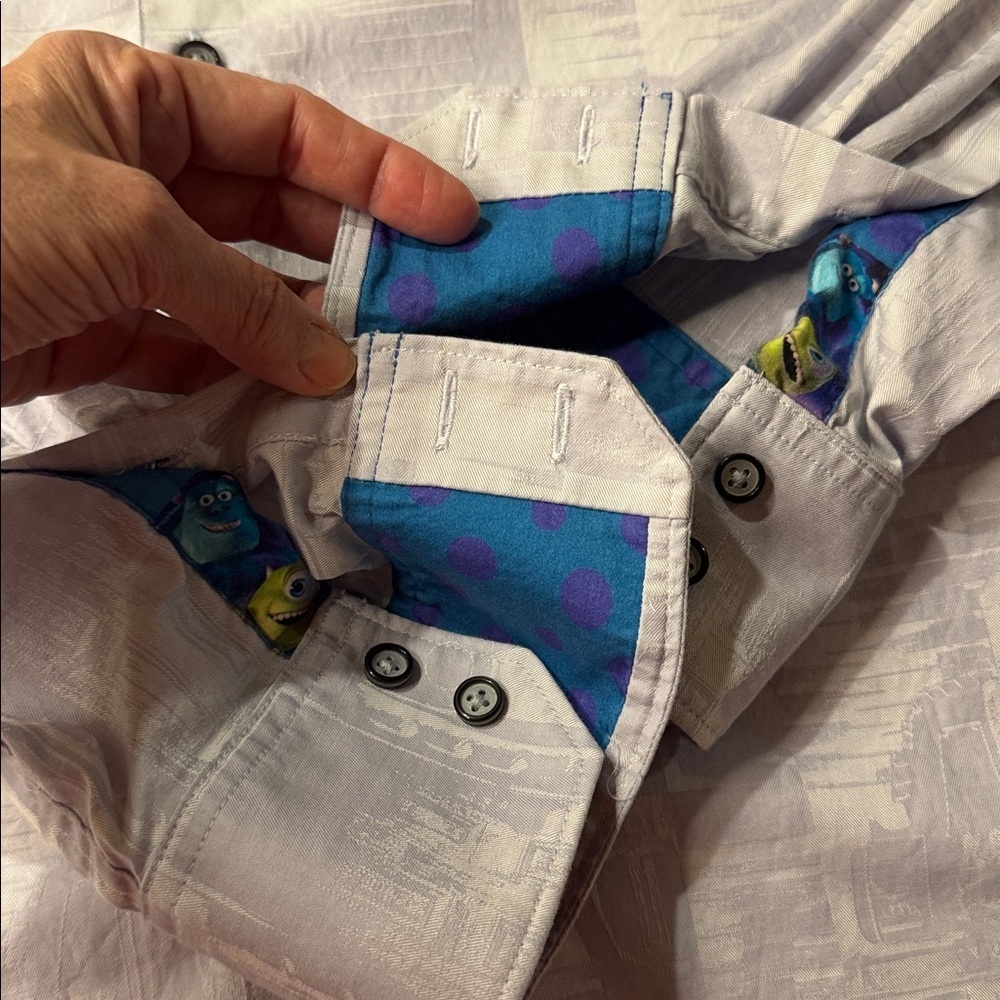 Disney PIXAR X Robert Graham Patterned Character LSleeve Button-Down Classic 2XL - Picture 11 of 15